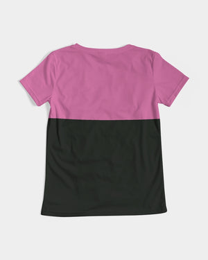 "Bubblegum Pink" Collection Women's V-Neck Tee