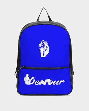 "Don't Leave Me Blue" Collection Classic Faux Leather Backpack