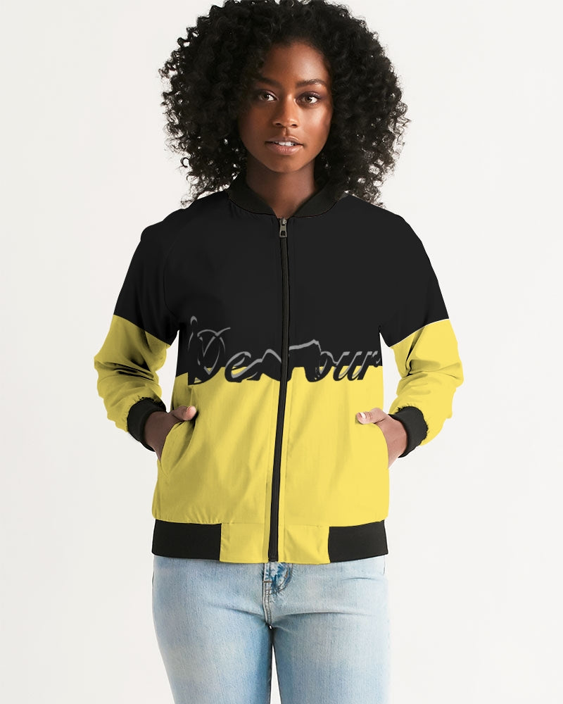 "Melo Yellow" Collection Women's Bomber Jacket