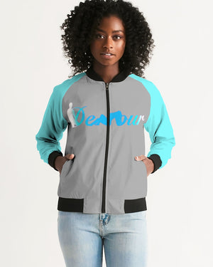 "Don't Leave Me Blue" Women's Bomber Jacket