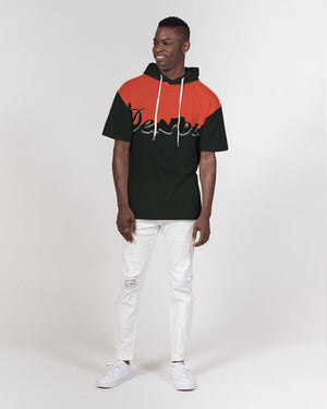 Red Zone Men's Premium Heavyweight Short Sleeve Hoodie