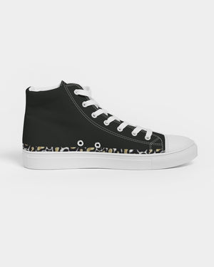 "Blackout" Men's Hightop Canvas Shoe