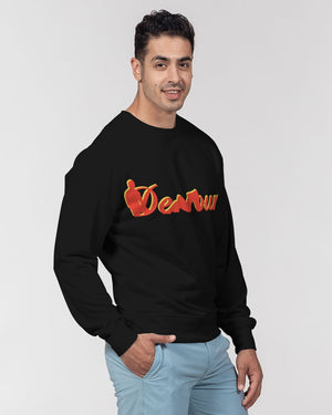 "Black Out" Collection Men's Classic French Terry Crewneck Pullover