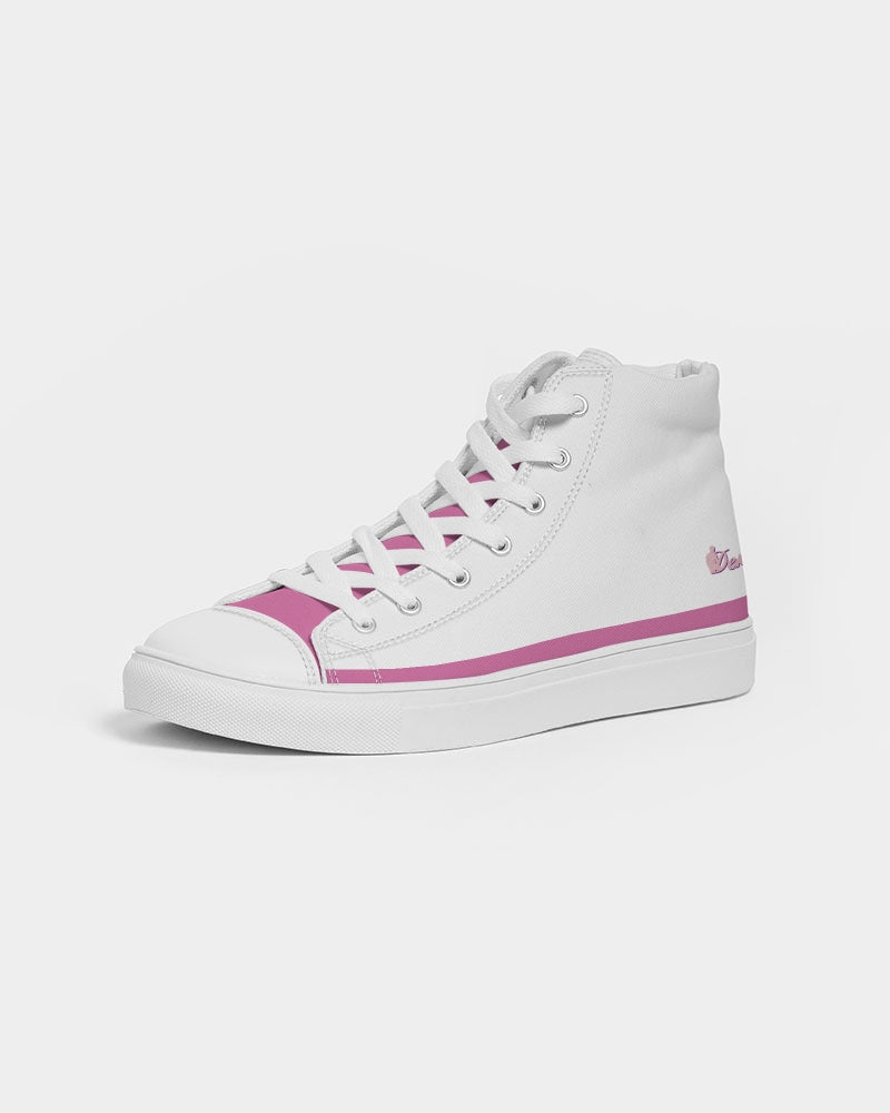 "Bubblegum Pink" Collection Women's Hightop Canvas Shoe