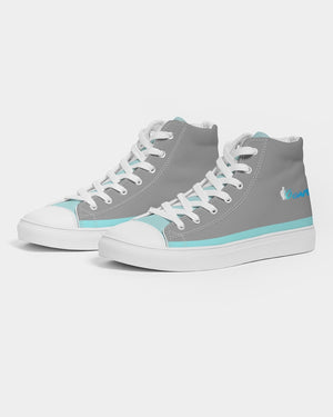 "Don't Leave Me Blue" Men's Hightop Canvas Shoe