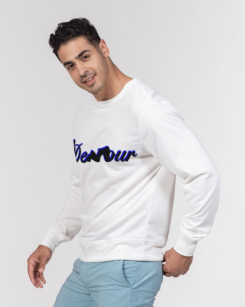 DeVour The Moment Men's Classic French Terry Crewneck Pullover