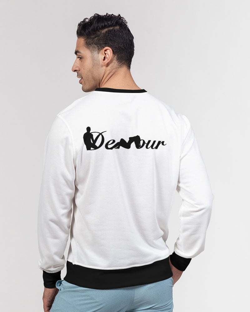 Men's All-Over Print Classic French Terry Crewneck Pullover