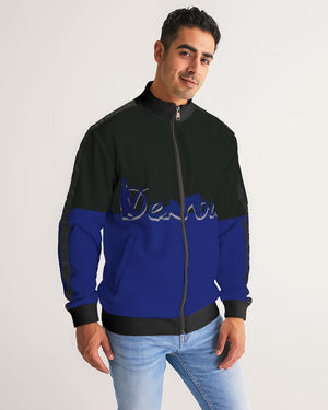 "Black Out" Collection Men's Stripe-Sleeve Track Jacket