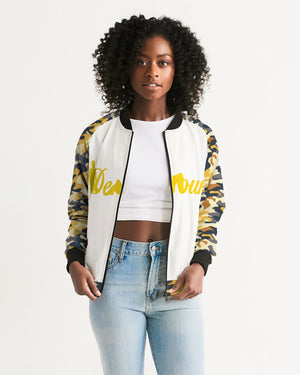 "Melo Yellow" Women's Bomber Jacket