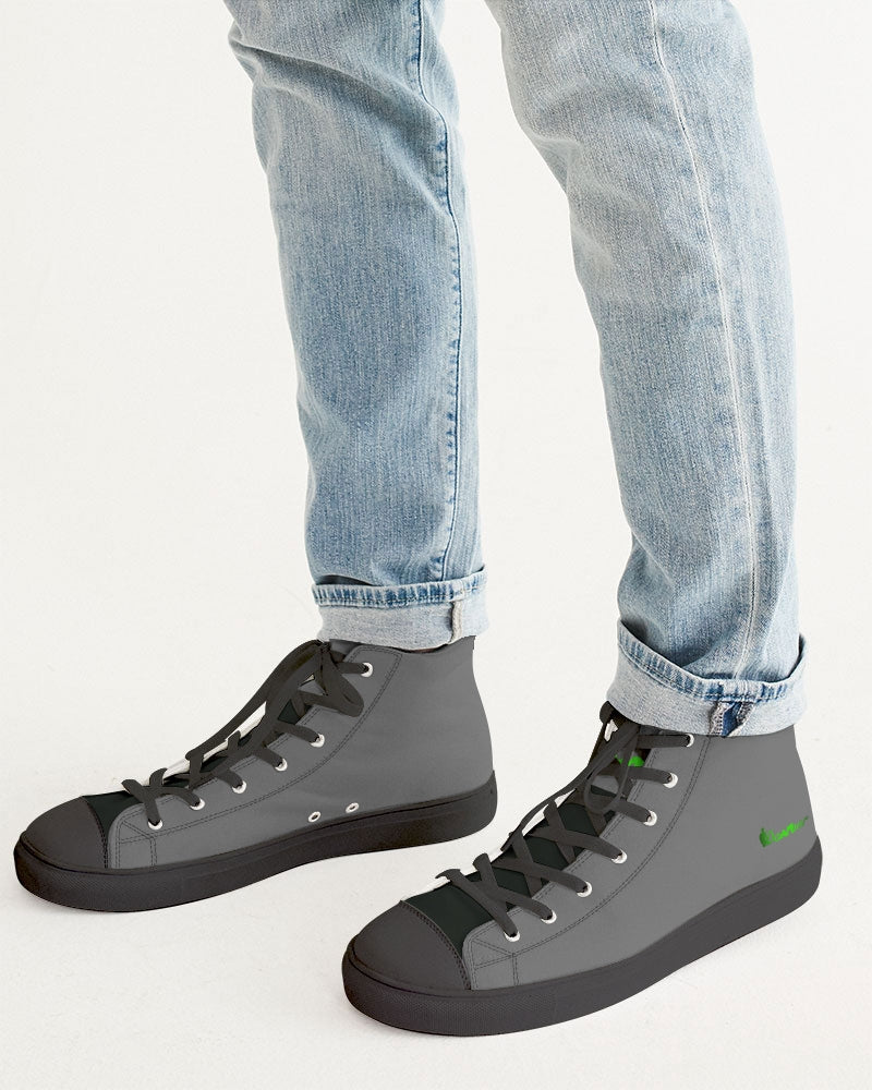 Men's Hightop Canvas Shoe - Black