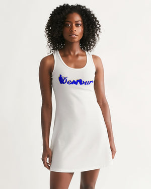 "Don't Leave Me Blue" Women's Racerback Dress