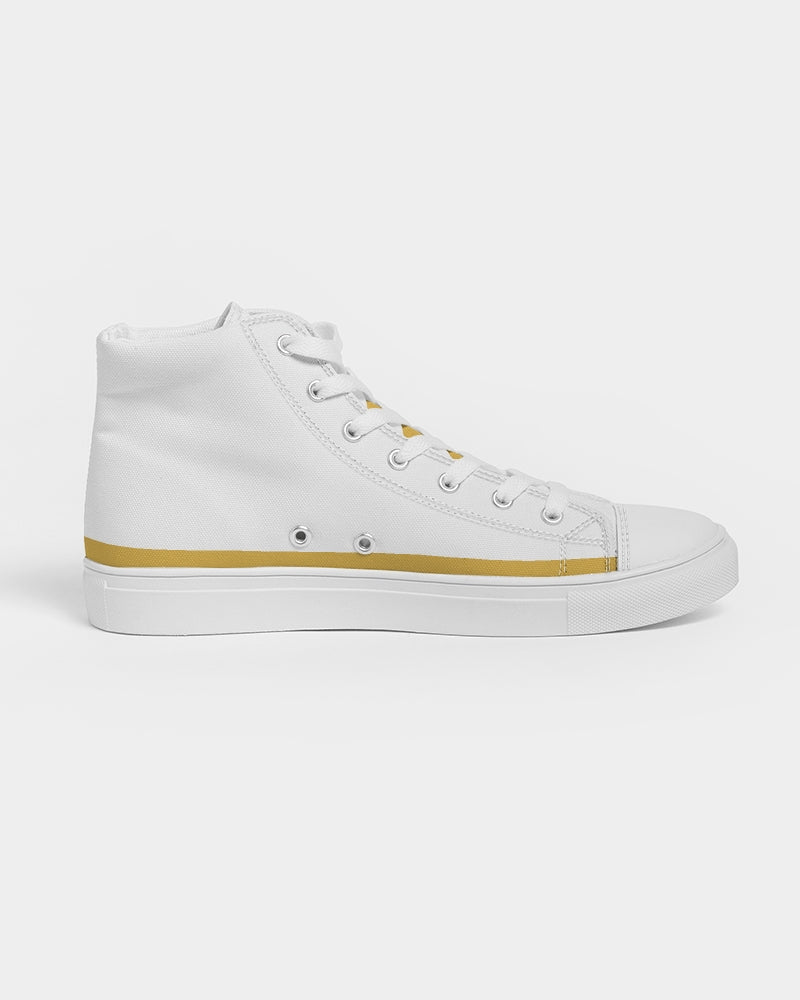 "Melo Yellow" Women's Hightop Canvas Shoe