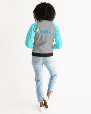 "Don't Leave Me Blue" Women's Bomber Jacket