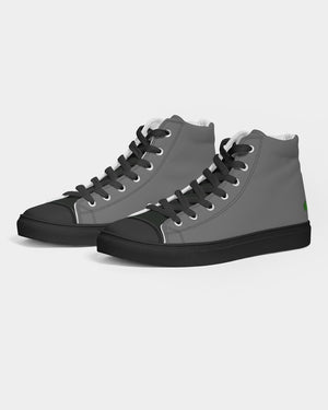 "Go Mode" Women's Hightop Canvas Shoe - Black