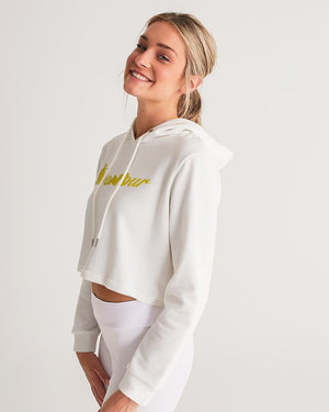 "Melo Yellow" Women's Cropped Hoodie