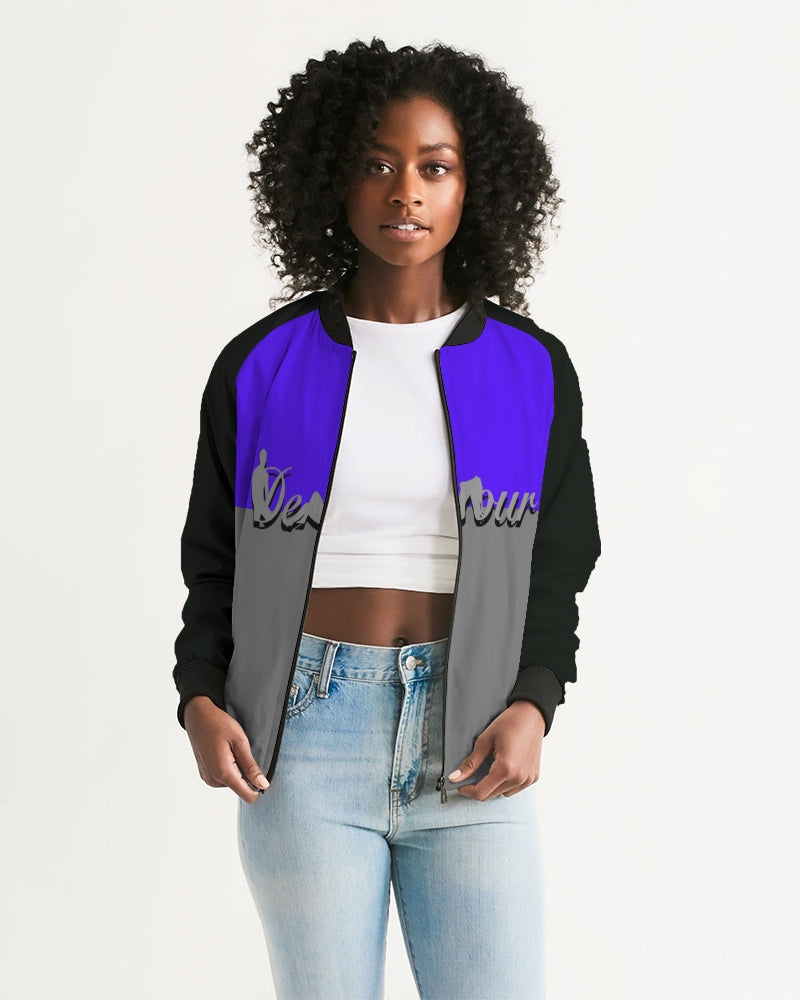 "Purple Royalty" Collection Women's Bomber Jacket