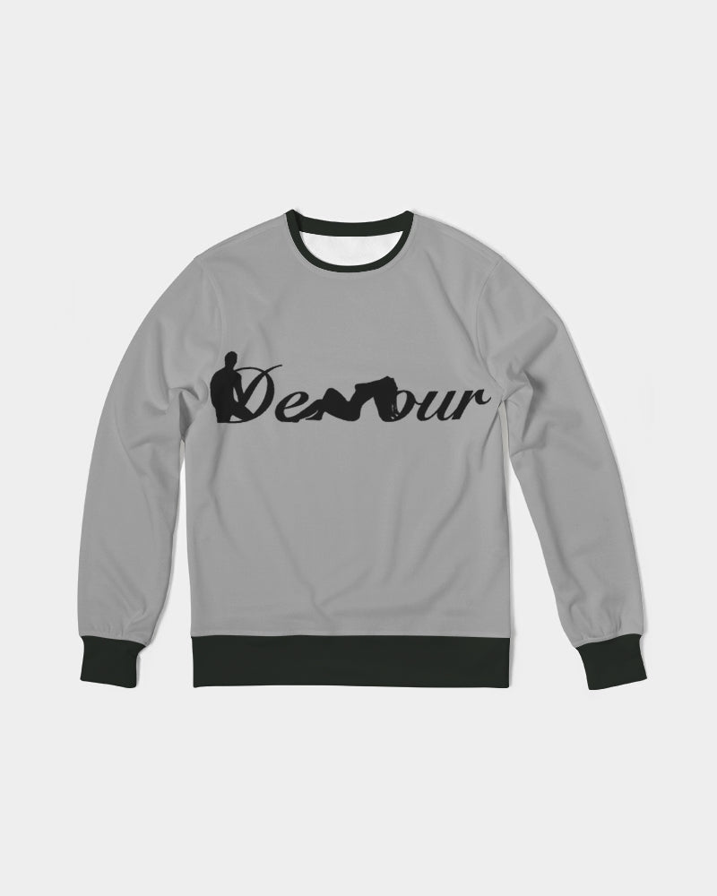 DeVour The Moment Men's Classic French Terry Crewneck Pullover