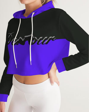 "Purple Royalty" Collection Women's Cropped Hoodie