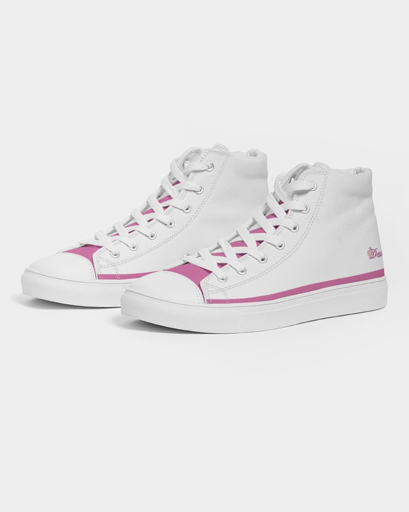 "Bubblegum Pink" Collection Women's Hightop Canvas Shoe