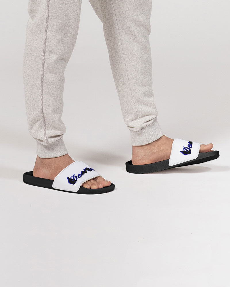 "Don't Leave Me Blue" DeVour The Moment Men's Slide Sandal