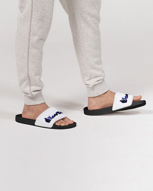 "Don't Leave Me Blue" DeVour The Moment Men's Slide Sandal