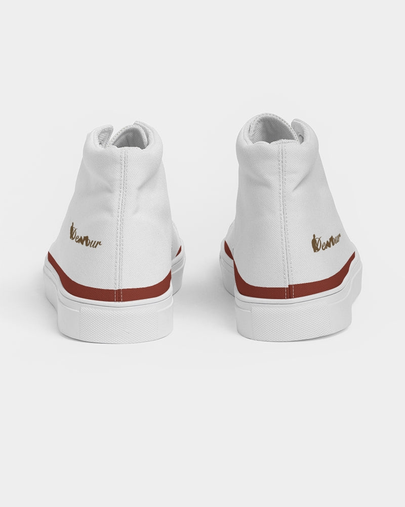 "Red Hot With Passion" Collection Men's Hightop Canvas Shoe