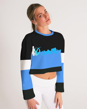 "Black Out" Collection Women's Cropped Sweatshirt