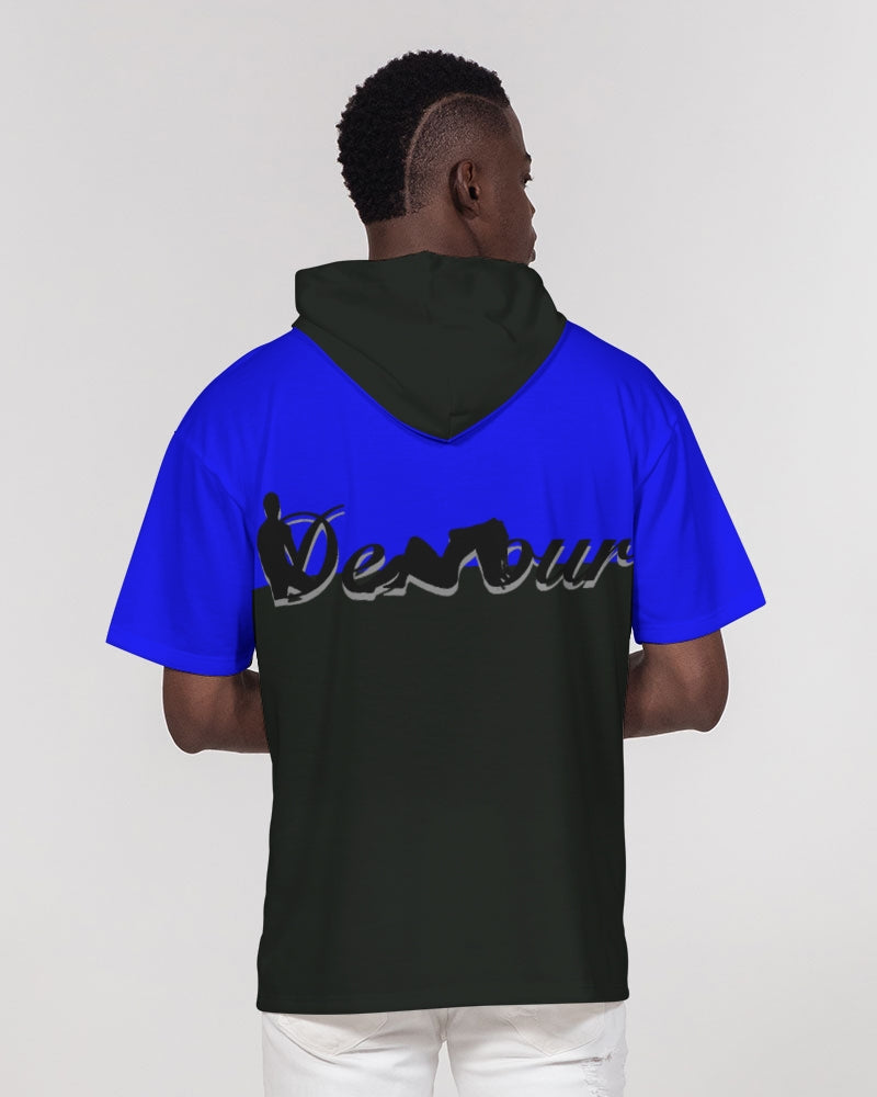 "Don't Leave Me Blue" Collection Men's Premium Heavyweight Short Sleeve Hoodie