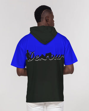 "Don't Leave Me Blue" Collection Men's Premium Heavyweight Short Sleeve Hoodie