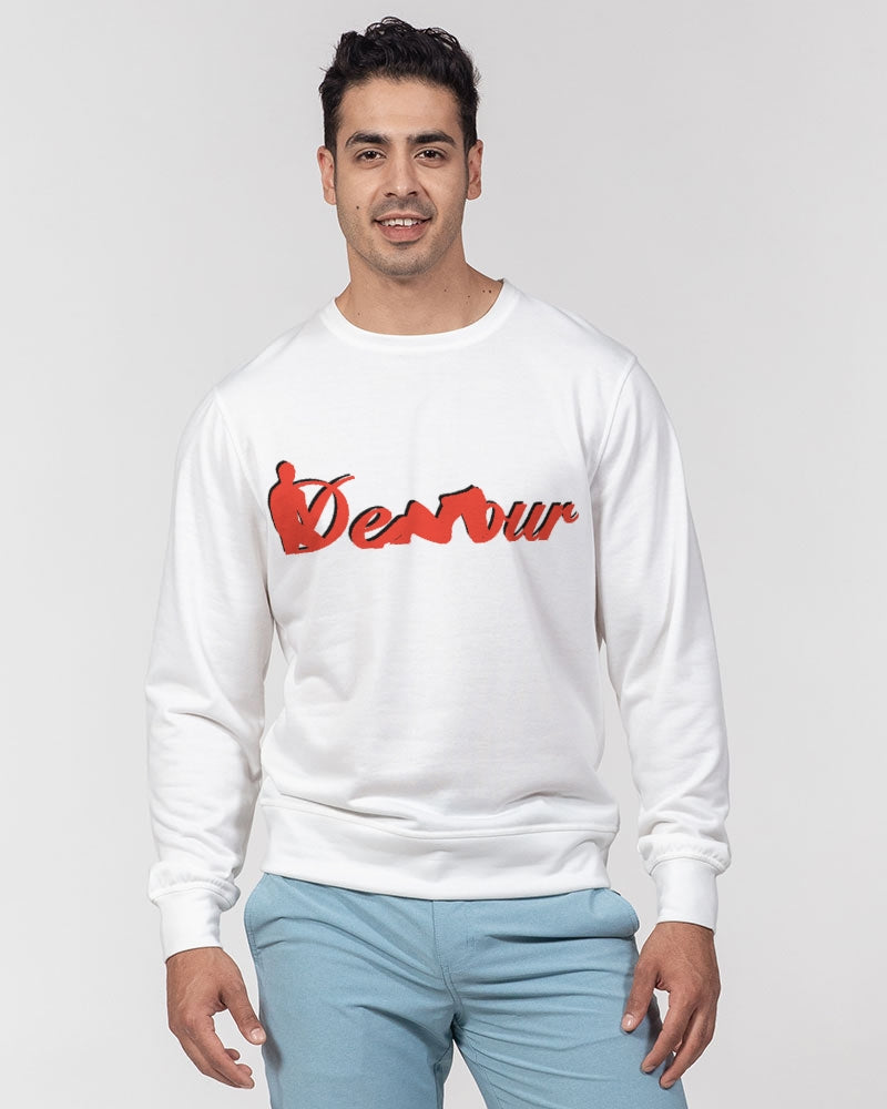 DeVour The Moment Men's Classic French Terry Crewneck Pullover