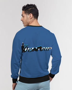 "Don't Leave Me Blue" Collection Men's Classic French Terry Crewneck Pullover
