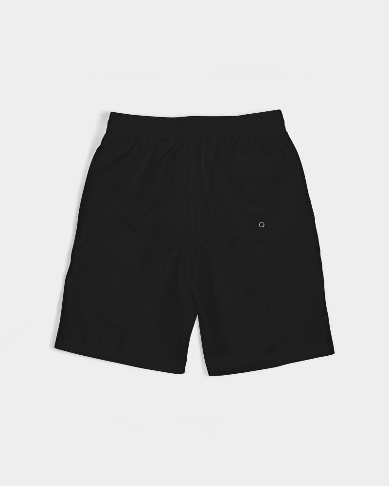 "Black Out" Collection Boys  All-Over Print Swim Trunk