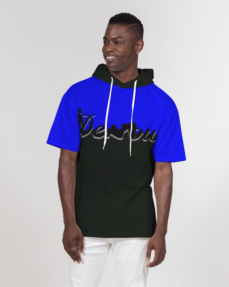 "Don't Leave Me Blue" Collection Men's Premium Heavyweight Short Sleeve Hoodie