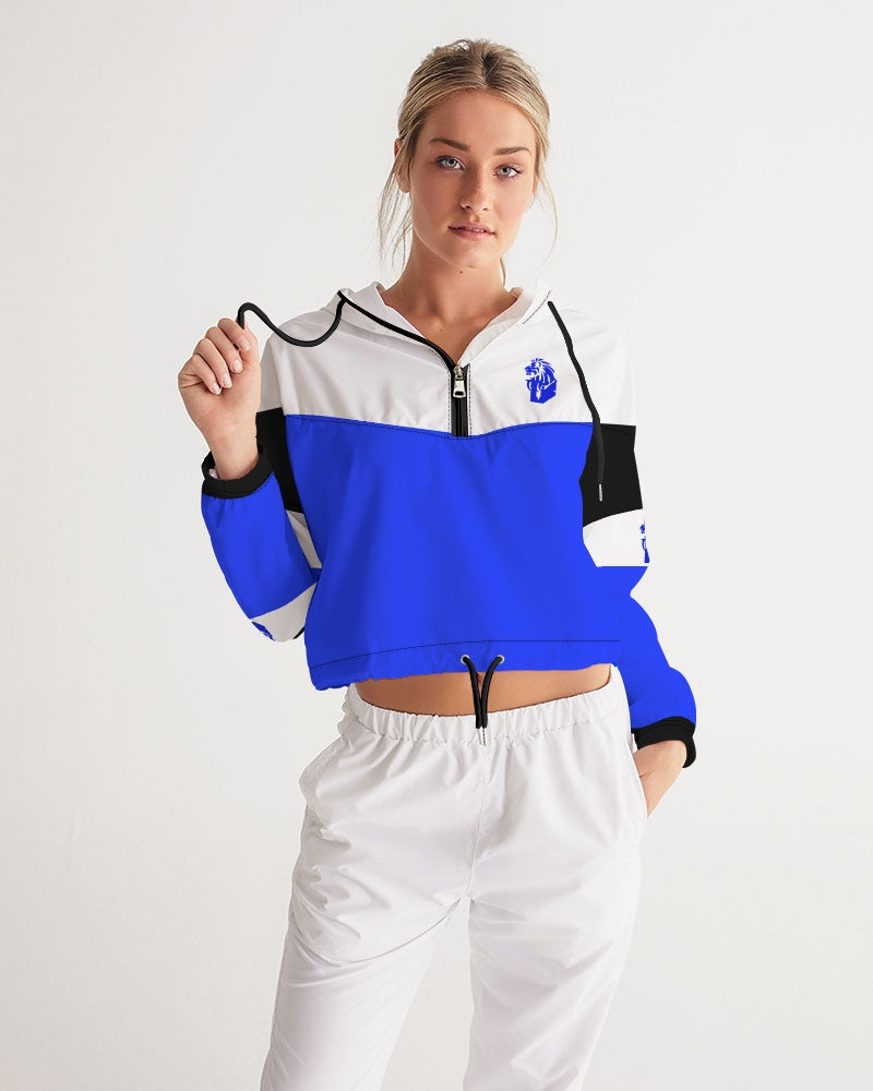 DeVour The Moment Women's All-Over Print Cropped Windbreaker