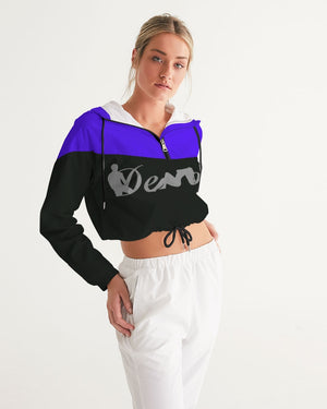 "Purple Royalty" Collection Women's Cropped Windbreaker