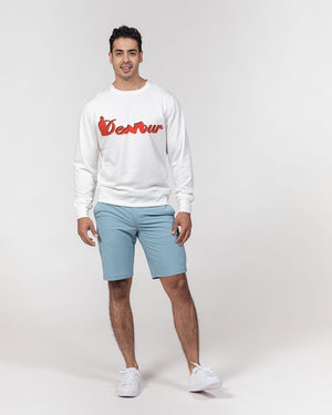 DeVour The Moment Men's Classic French Terry Crewneck Pullover