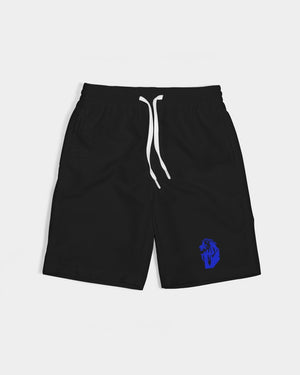 "Black Out" Collection Boys  All-Over Print Swim Trunk