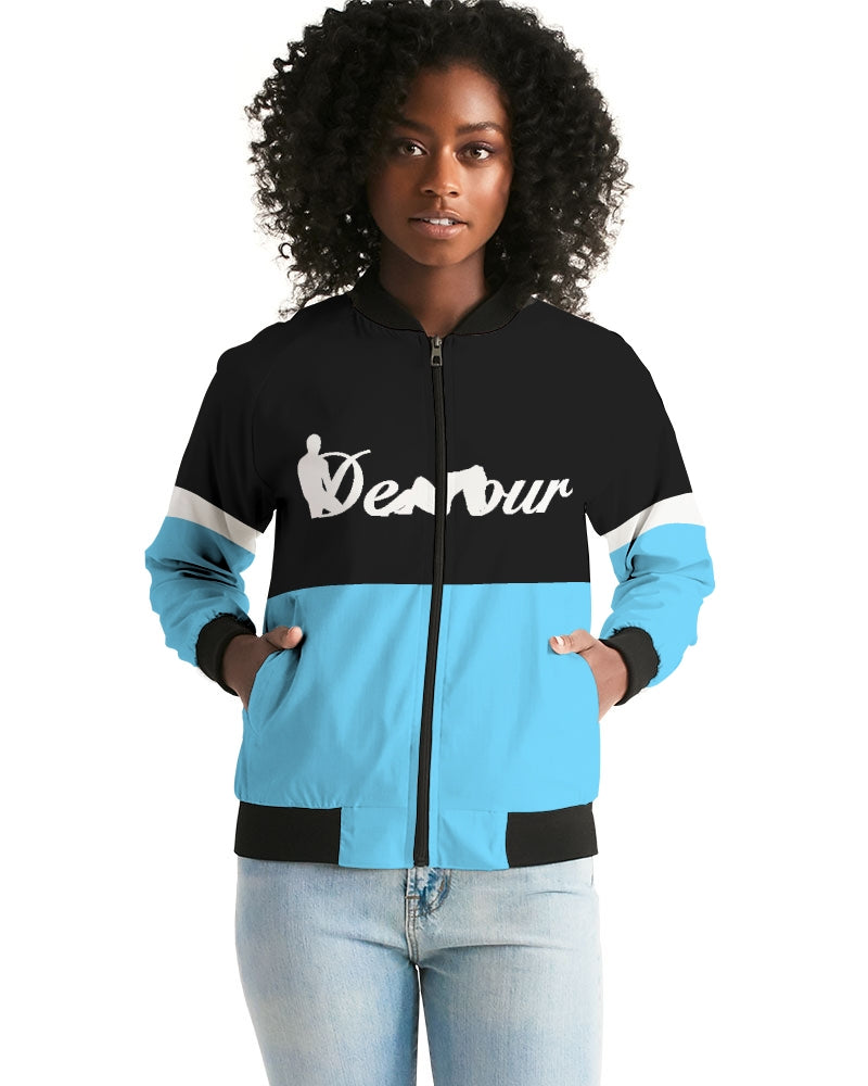 "Black Out" Collection Women's Bomber Jacket
