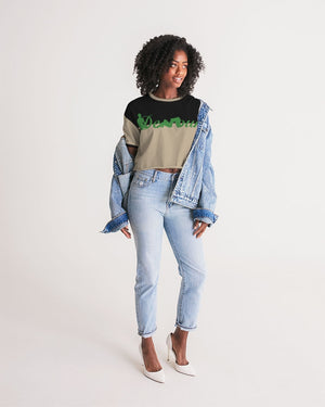 "Black Out" Collection Women's Lounge Cropped Tee