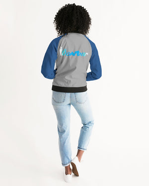 "Don't Leave Me Blue" Women's Bomber Jacket