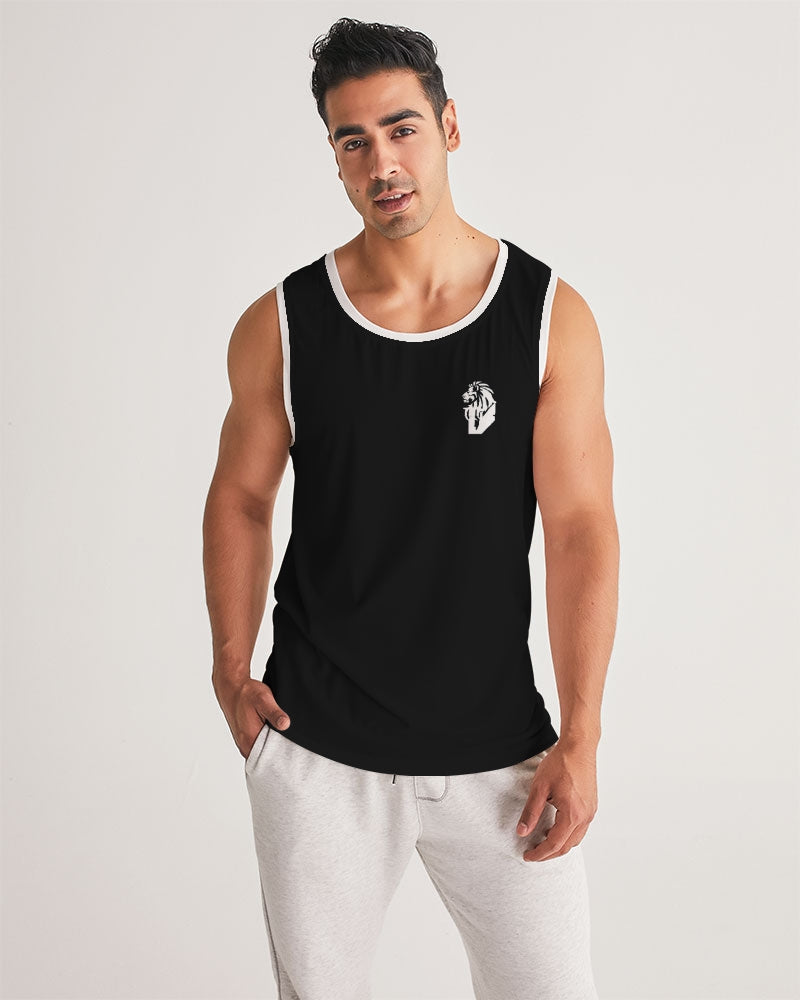 "Black Out" Collection Men's All-Over Print Sport Tank