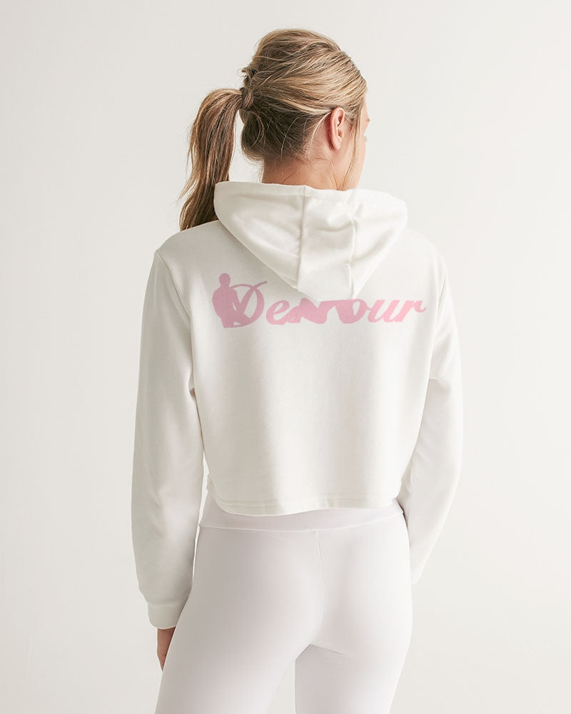 "DeVour The Pink" Collection Women's Cropped Hoodie