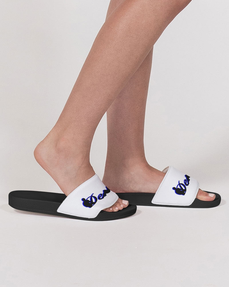 "Don't Leave Me Blue" DeVour The Moment Women's Slide Sandal