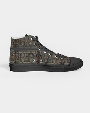 Men's Hightop Canvas Shoe - Black